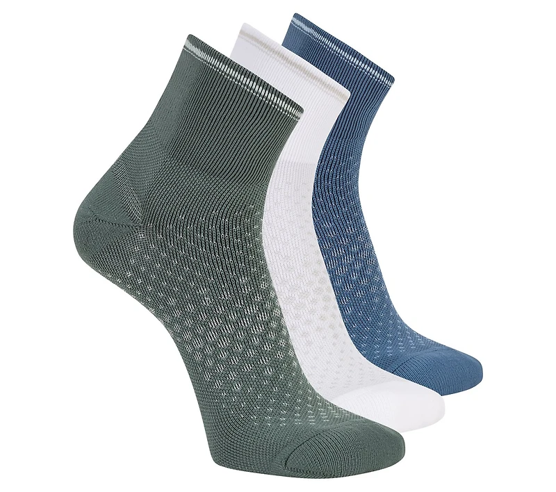 3 Pack Men's Performance Running Quarter Socks