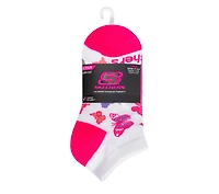 6 Pack Low Cut Multicolor Print Socks