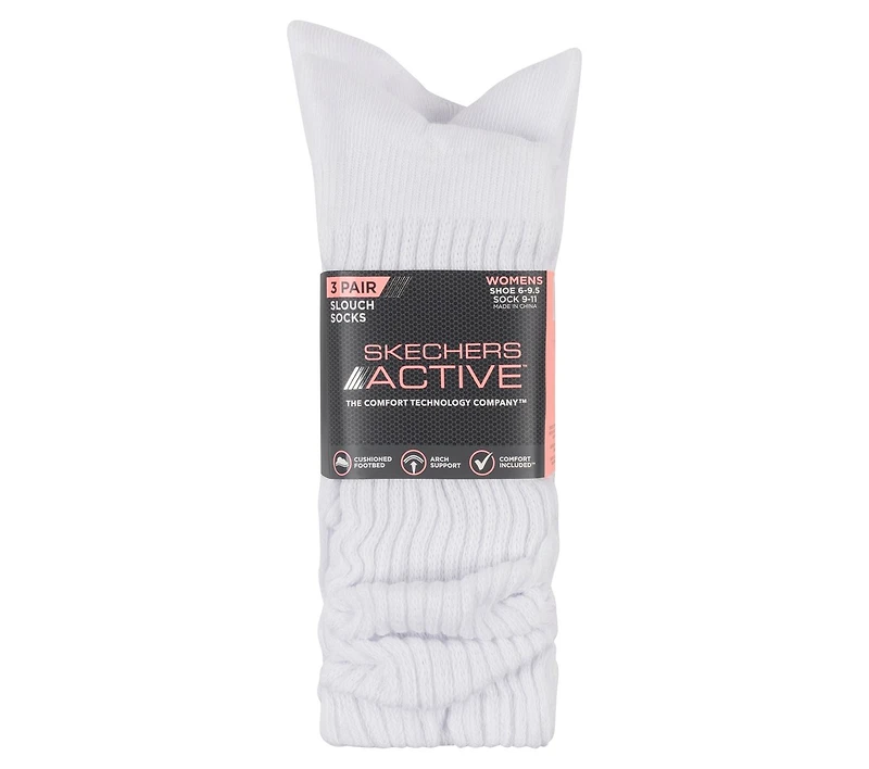 3 Pack Women's Slouch Socks