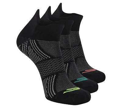 3 Pack Men's Performance Low Cut Pattern Socks