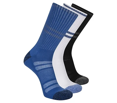 3 Pack Men's Reflective Performance Crew Socks