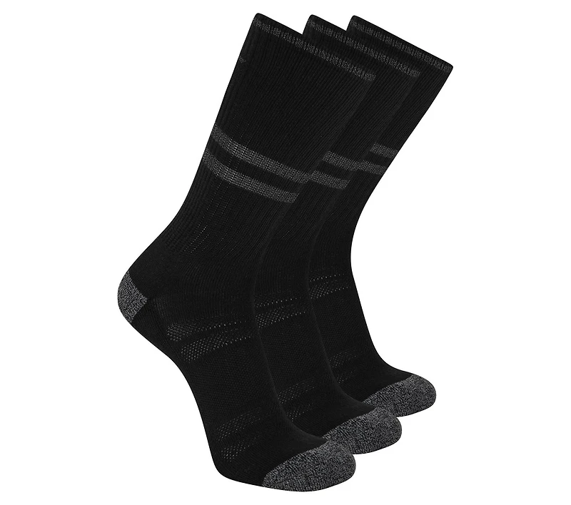 3 Pack Men's Reflective Performance Crew Socks