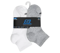 6 Pack Quarter Crew Socks