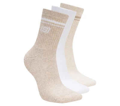 3 Pack Women's Low Crew Varsity Socks