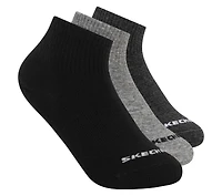 3 Pack Boys' Quarter Crew Cotton Socks