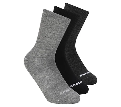 3 Pack Boys' Crew Cotton Socks