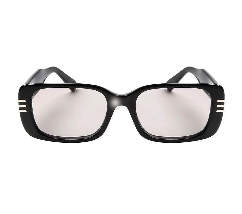 Elevated Rectangle 3 Line Sunglasses