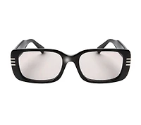 Elevated Rectangle 3 Line Sunglasses