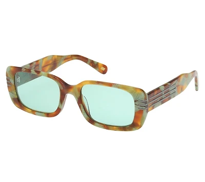 Elevated Rectangle 3 Line Sunglasses