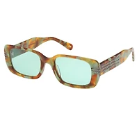 Elevated Rectangle 3 Line Sunglasses