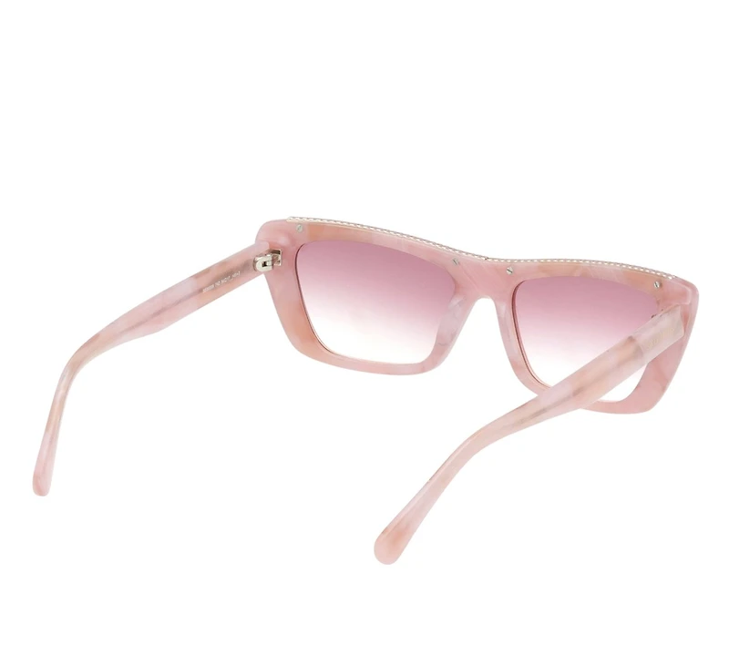 Elevated Cateye Marble Gradient Sunglasses