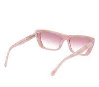 Elevated Cateye Marble Gradient Sunglasses
