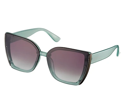Square Milky Sunglasses