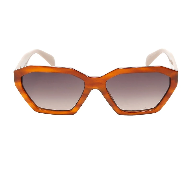 Geo Shiny Lens Sunglasses