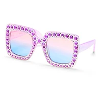 Square Rhinestone Sunglasses