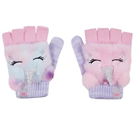 Cold Weather Flip Top Pretty Unicorn Glove 1 Pack