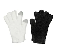 2 Pack Feather Yarn Gloves