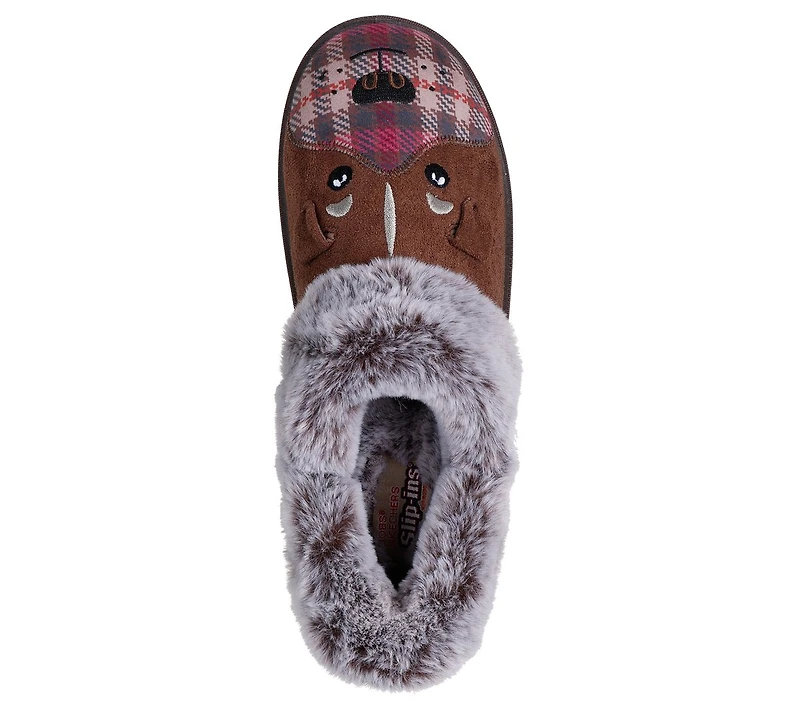 Skechers Slip-ins: BOBS Cozy Kiss - Plaid Pup
