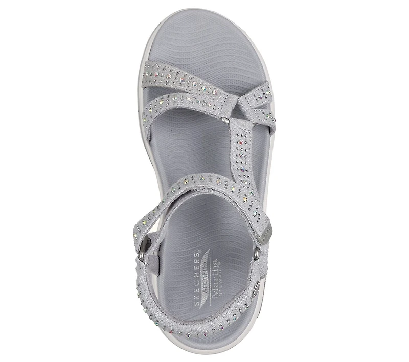 Martha Stewart: GO WALK Arch Fit 2.0 Sandal - Glitter