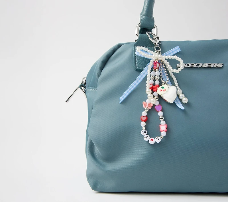 Pearl Butterfly Bag Charm