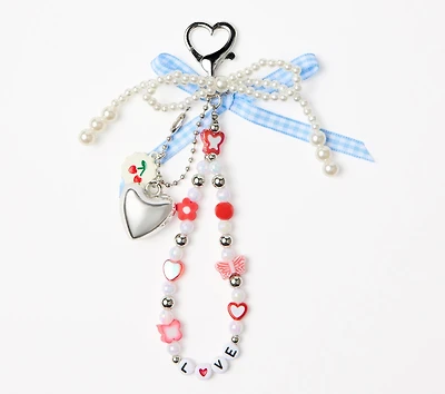 Pearl Butterfly Bag Charm