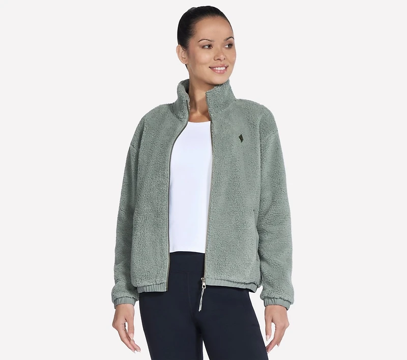 On-the-GO Glacial Full Zip Sherpa Jacket
