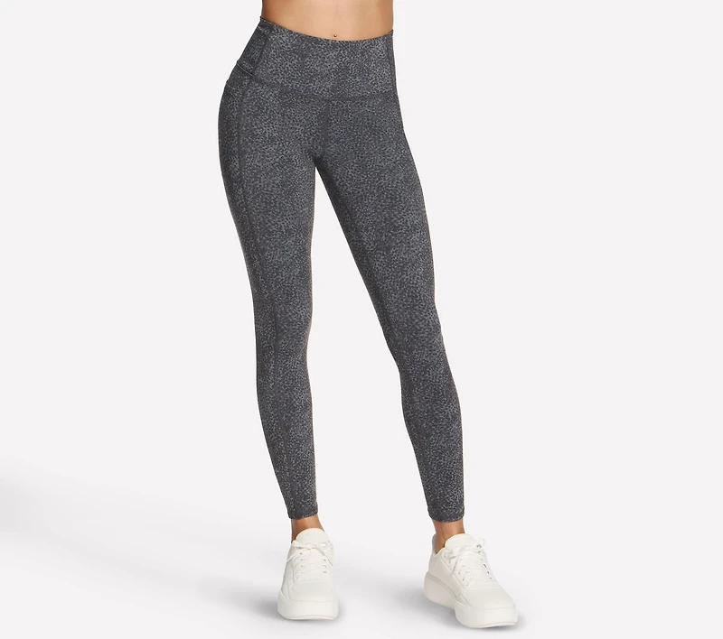 GO WALK Printed Full Length High-Waisted Legging