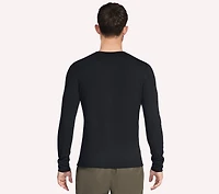 GO KNIT Waffle Henley