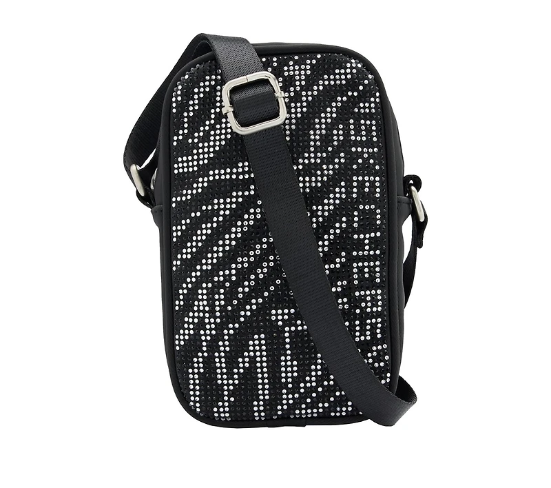 Rhinestone Zebra Phone Bag