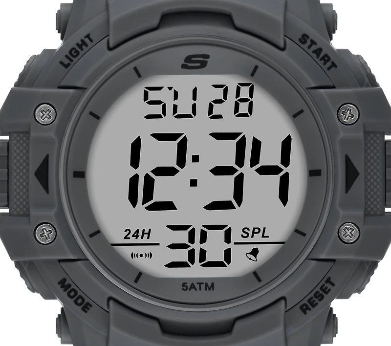 Keats Fast Wrap Digital Gray Watch