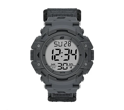 Keats Fast Wrap Digital Gray Watch