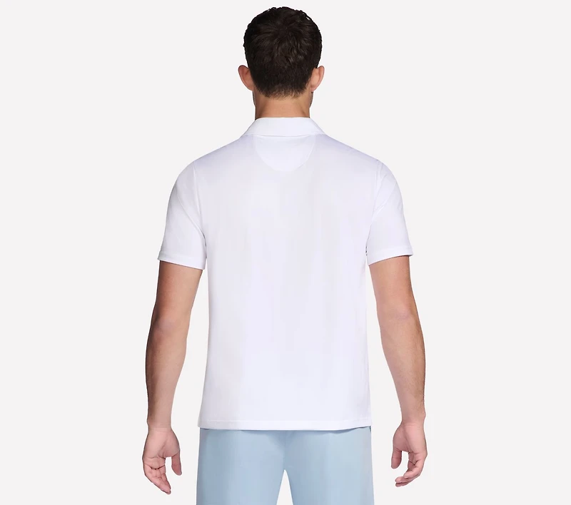 GO DRI Charge Palm Stripe Polo