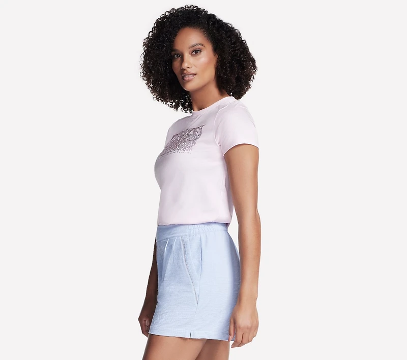 Rhinestone Cascade Modern Tee