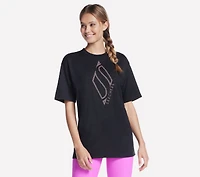 Stud Diamond Short Sleeve Tee