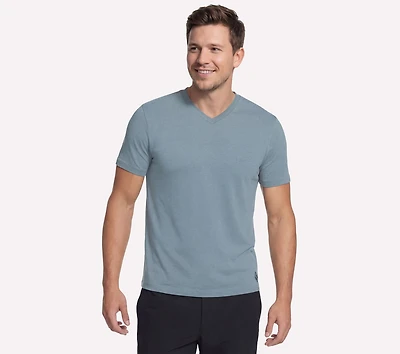 GO DRI Pima Short Sleeve V-Neck
