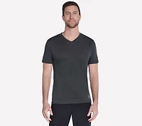 GO DRI Pima Short Sleeve V-Neck