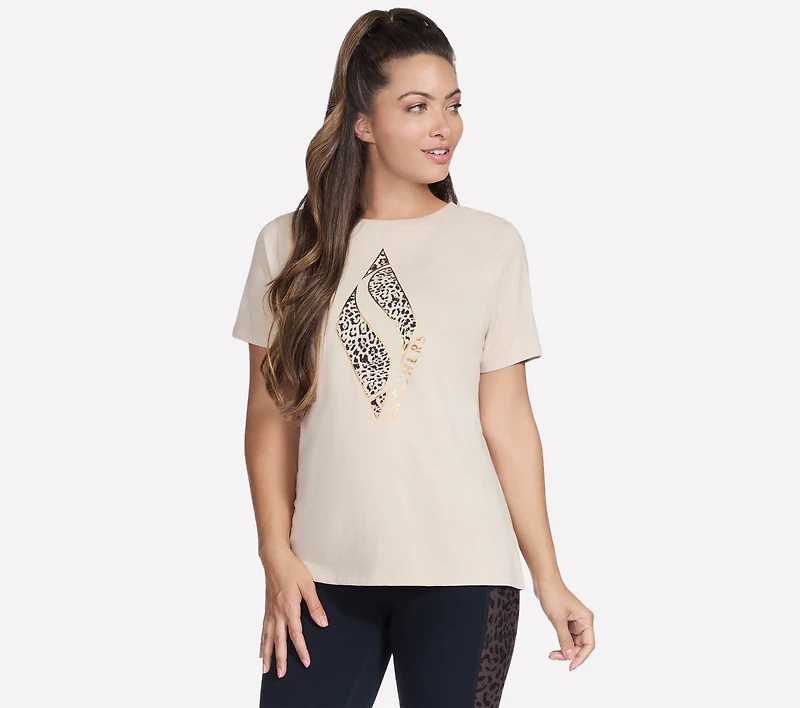 Diamond Cheetah Short Sleeve Tee