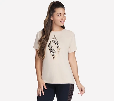 Diamond Cheetah Short Sleeve Tee