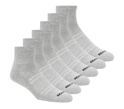 6 Pack Core Quarter Large Socks
