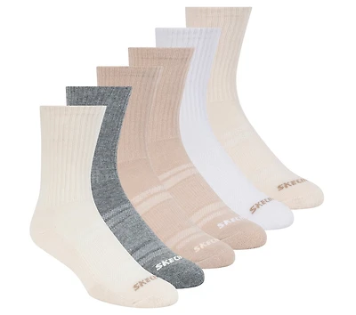 6 Pack Core Crew Medium Socks
