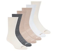 6 Pack Large Core Crew Socks