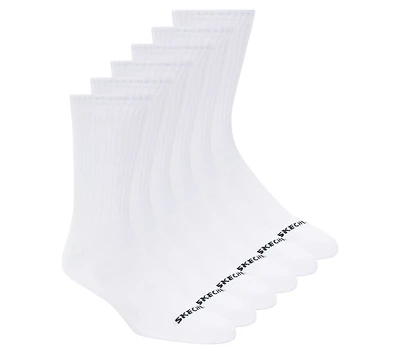 6 Pack Large Core Crew Socks