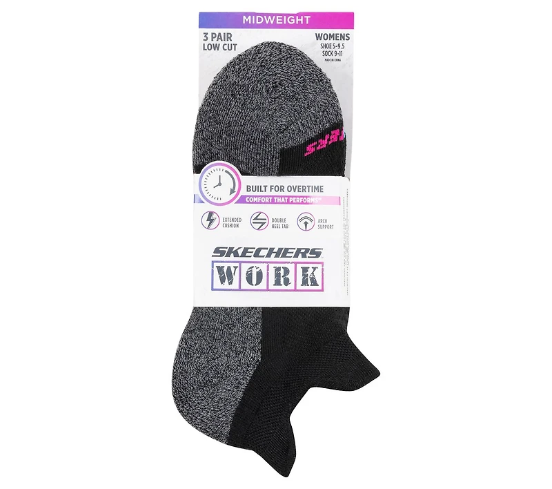 Work: Lowcut Heel Tab Socks