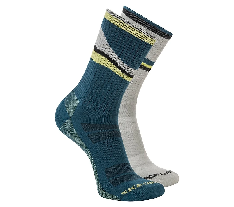 2 Pack Men's Crew Trail Socks