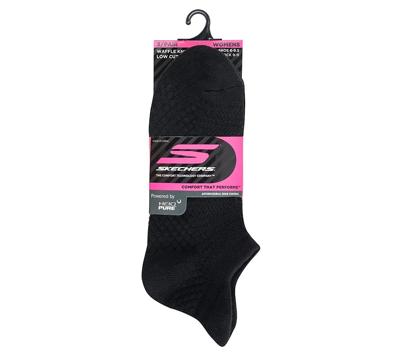 3 Pack Women's Performance Low Cut Textured Socks