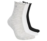 3 Pack Women's Ankle Lettuce Socks