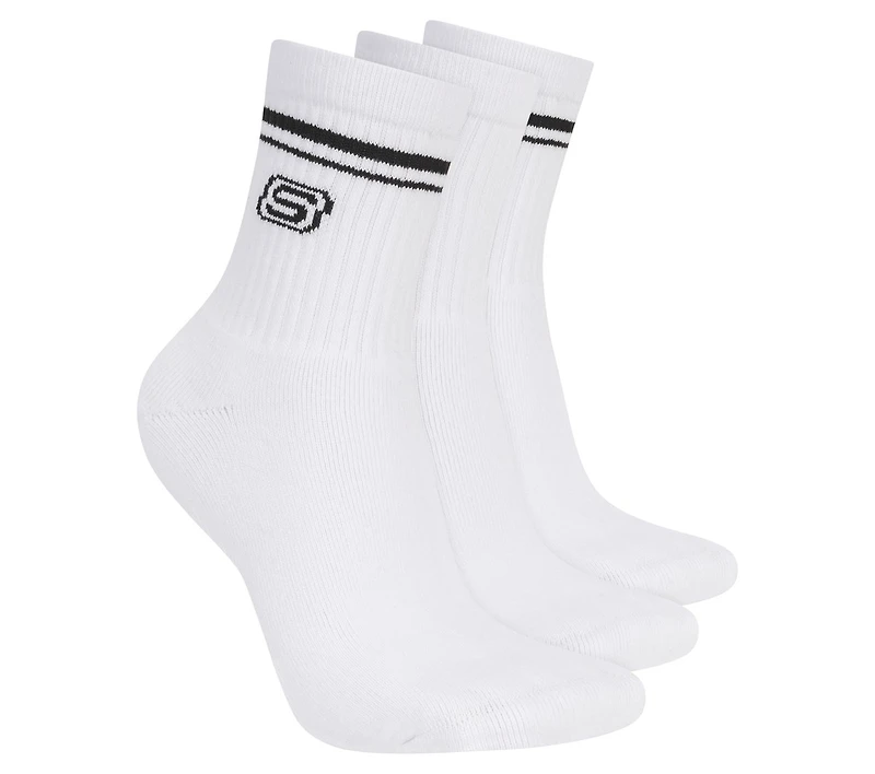 3 Pack Women's Low Crew Varsity Socks