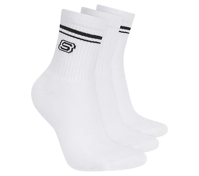 3 Pack Women's Low Crew Varsity Socks