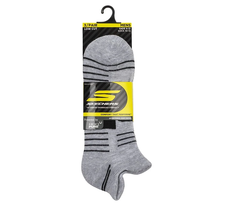 3 Pack Men's Performance Low Cut Running Heel Tab Socks