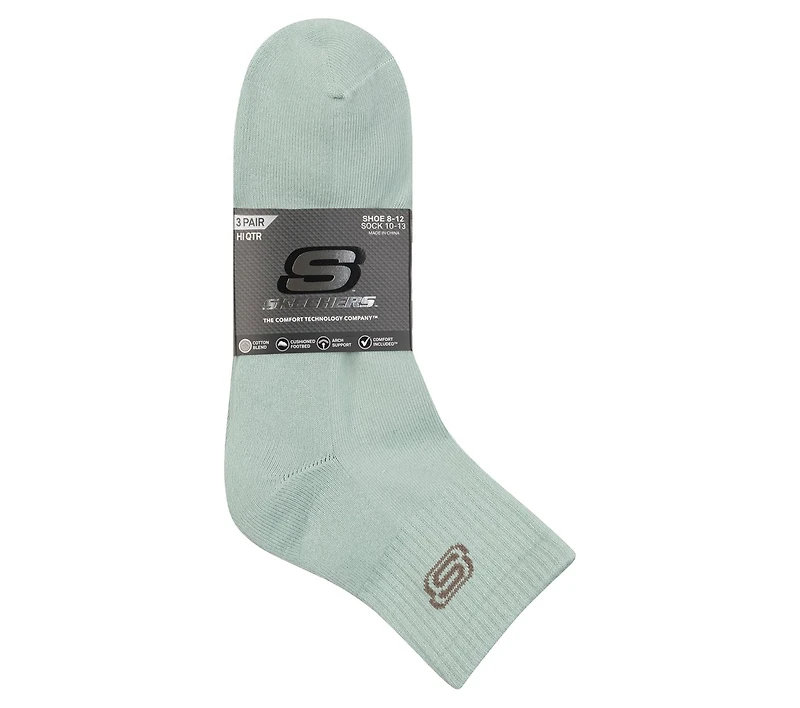 3 Pack Men's Lifestyle Quarter Socks